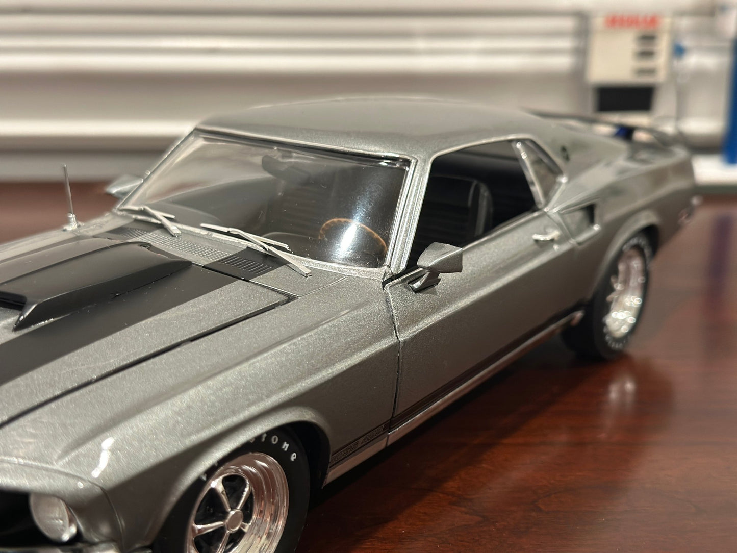 Highway 61 1969 Ford Mustang Boss 429 'John Wick Movie Car' 1/18 Scale Diecast Model Car - Product Image