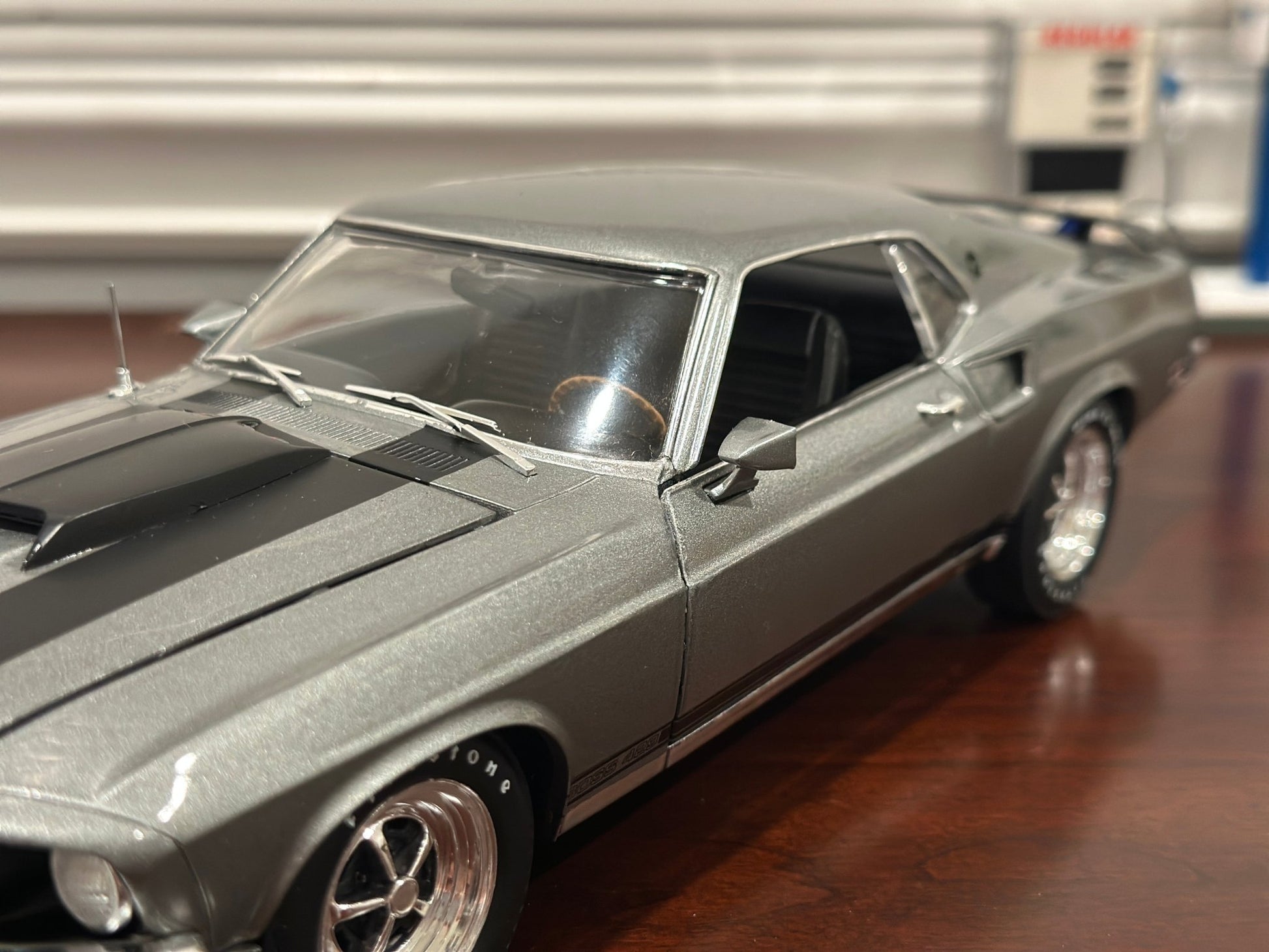 Highway 61 1969 Ford Mustang Boss 429 'John Wick Movie Car' 1/18 Scale Diecast Model Car - Product Image