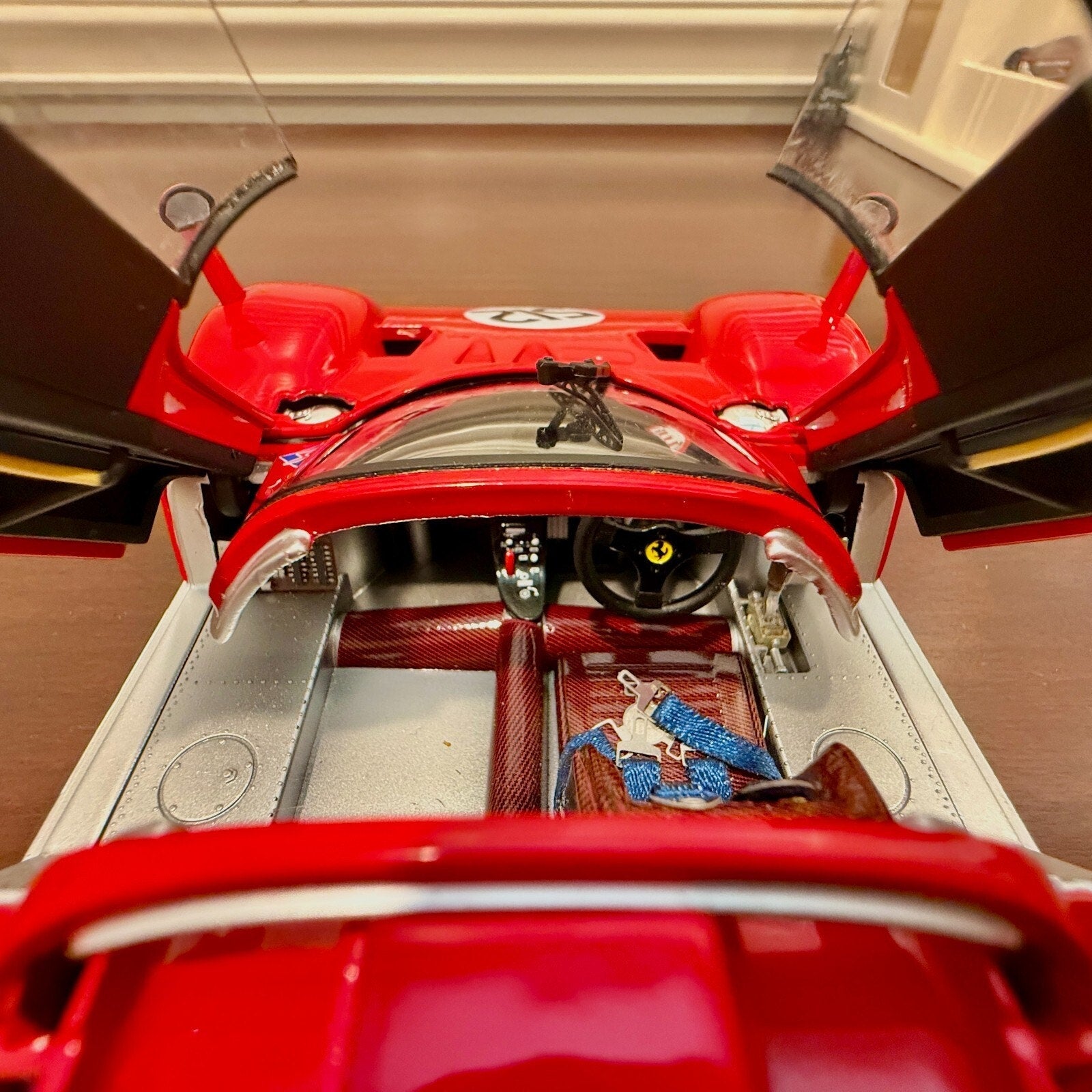 Hot Wheels Elite 1970 Ferrari 512S 'Nick Mason Pink Floyd' 1/18 Scale Diecast Model Car | Limited Edition - Product Image