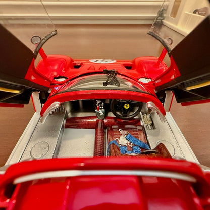 Hot Wheels Elite 1970 Ferrari 512S 'Nick Mason Pink Floyd' 1/18 Scale Diecast Model Car | Limited Edition - Product Image