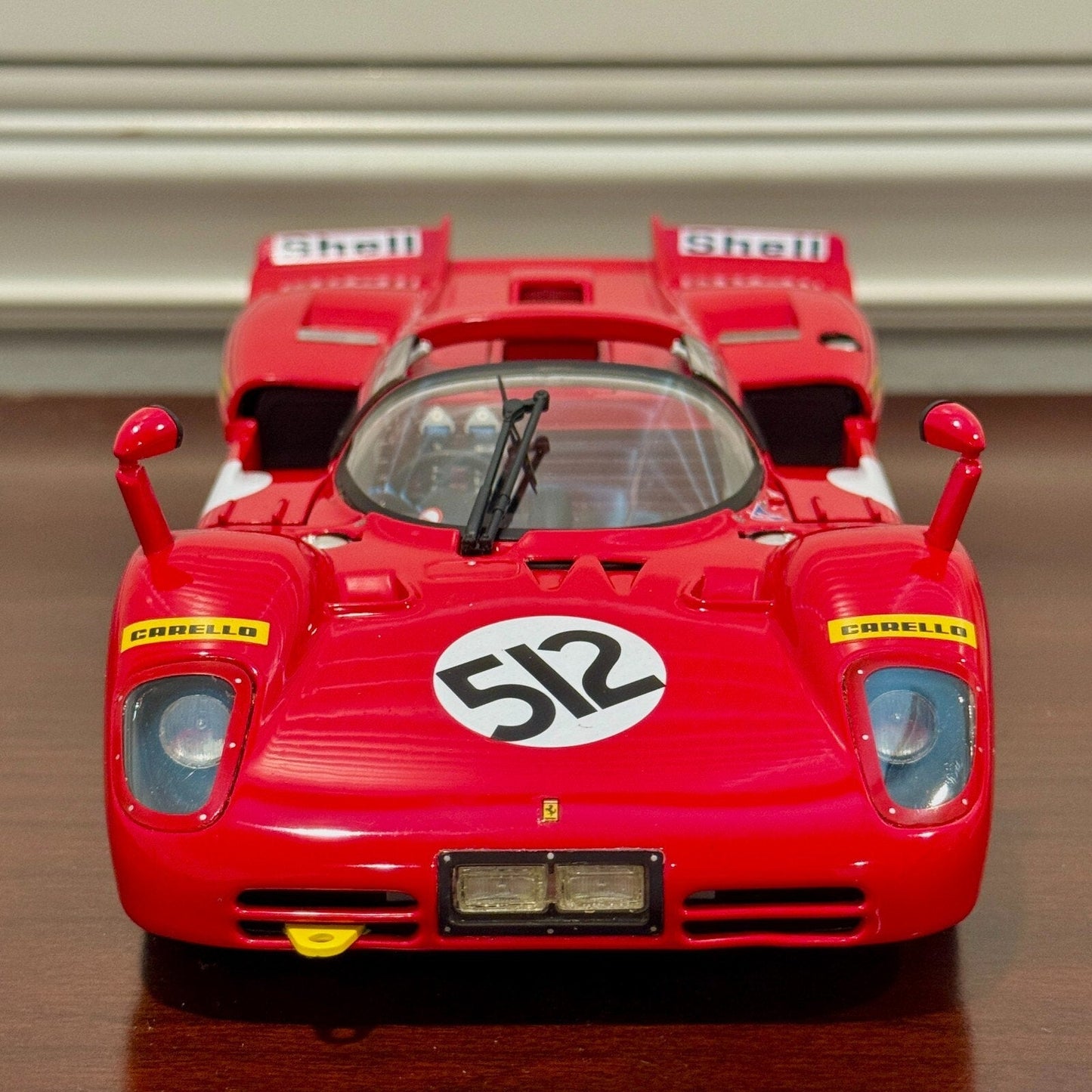Hot Wheels Elite 1970 Ferrari 512S 'Nick Mason Pink Floyd' 1/18 Scale Diecast Model Car | Limited Edition - Product Image