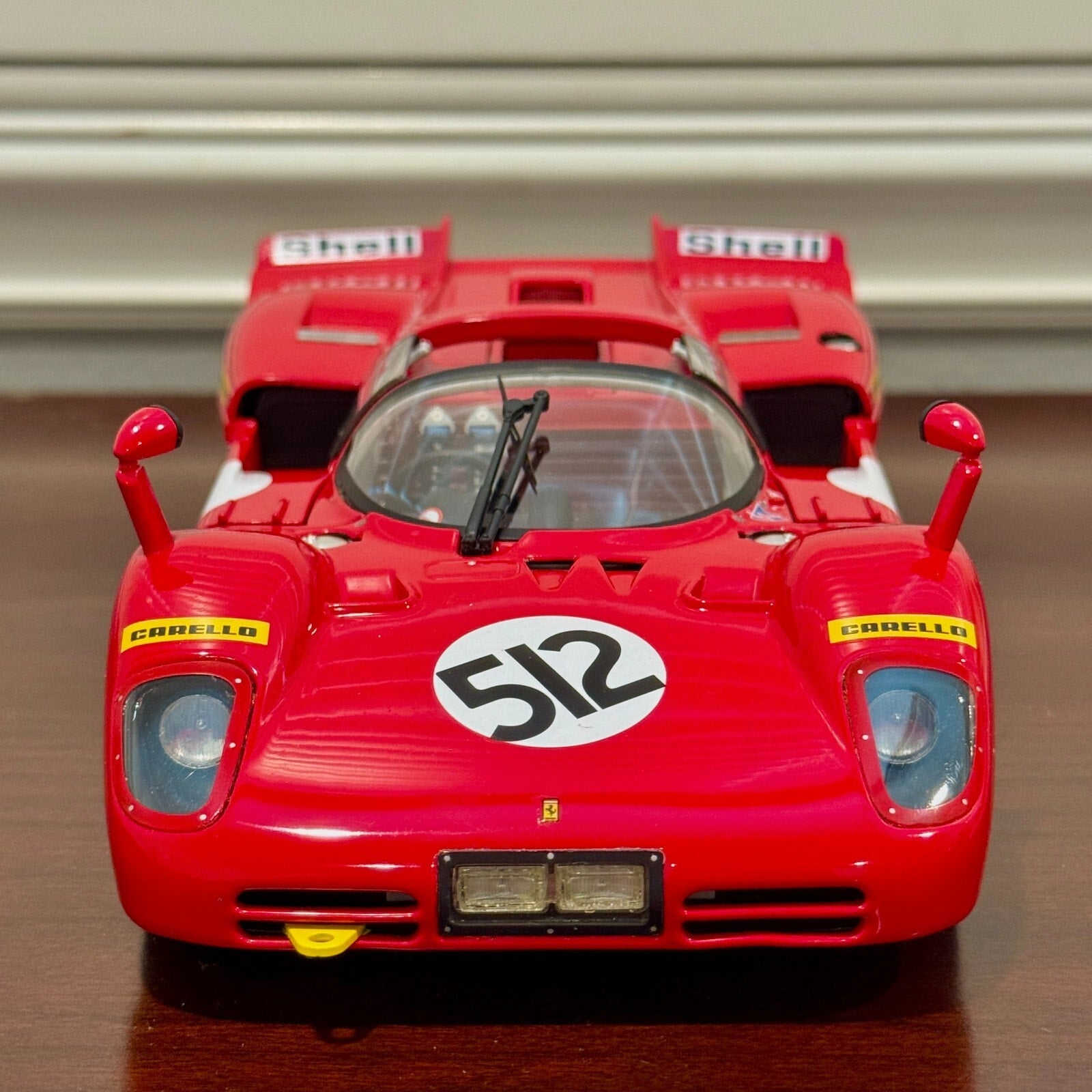 Hot Wheels Elite 1970 Ferrari 512S 'Nick Mason Pink Floyd' 1/18 Scale Diecast Model Car | Limited Edition - Product Image