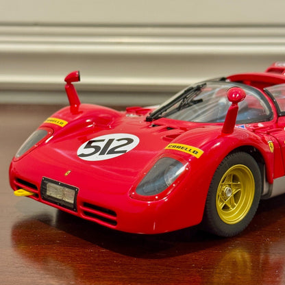 Hot Wheels Elite 1970 Ferrari 512S 'Nick Mason Pink Floyd' 1/18 Scale Diecast Model Car | Limited Edition - Product Image