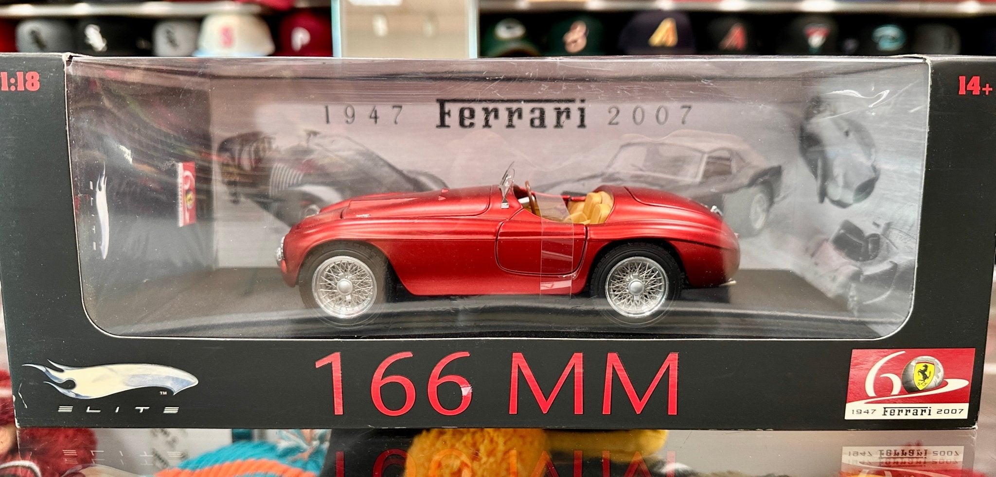 Hot Wheels Elite Ferrari 125S Metallic Red '60th Anniversary' 1/18