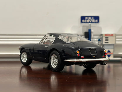 Hot Wheels Elite Ferrari 250 SWB Midnight Blue 1/18 Scale Diecast Model Car | Limited Edition - Product Image