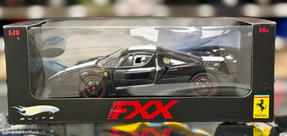 Hot Wheels Elite Ferrari Enzo FXX Black 1/18 Scale Diecast Model Car | New - Product Image