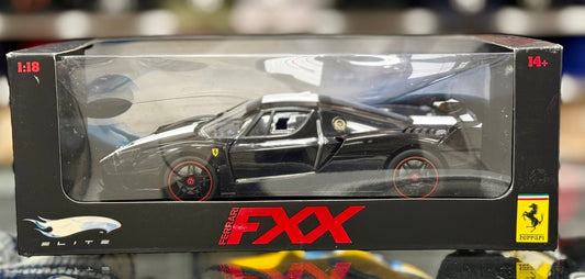 Hot Wheels Elite Ferrari Enzo FXX Black 1/18 Scale Diecast Model Car | New - Product Image