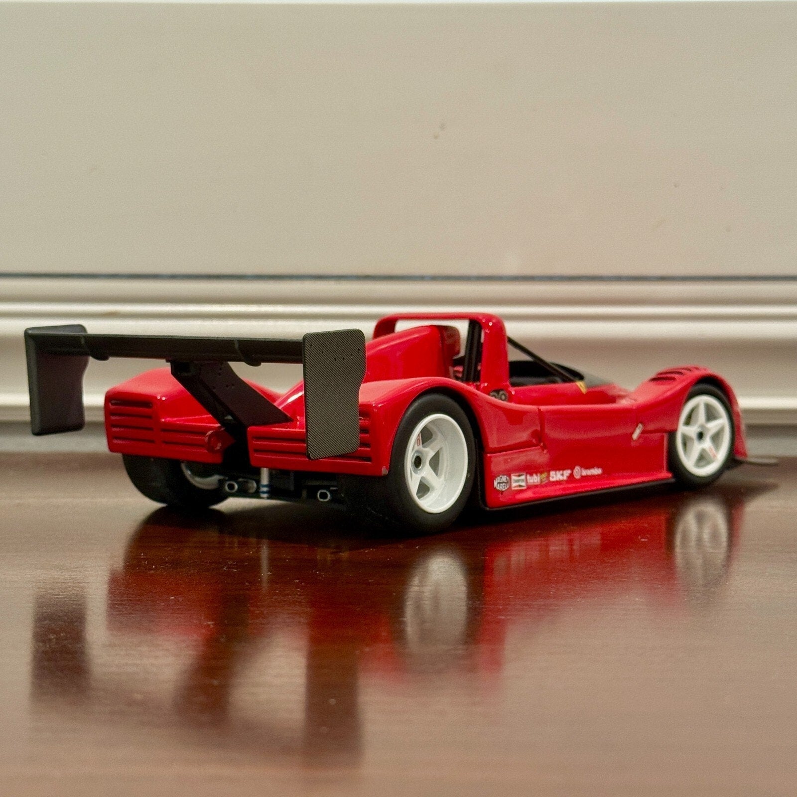 Hot Wheels Elite Ferrari F333 SP 'Special Project' Red 1/18 Scale Diecast Model Car | Limited Edition - Product Image