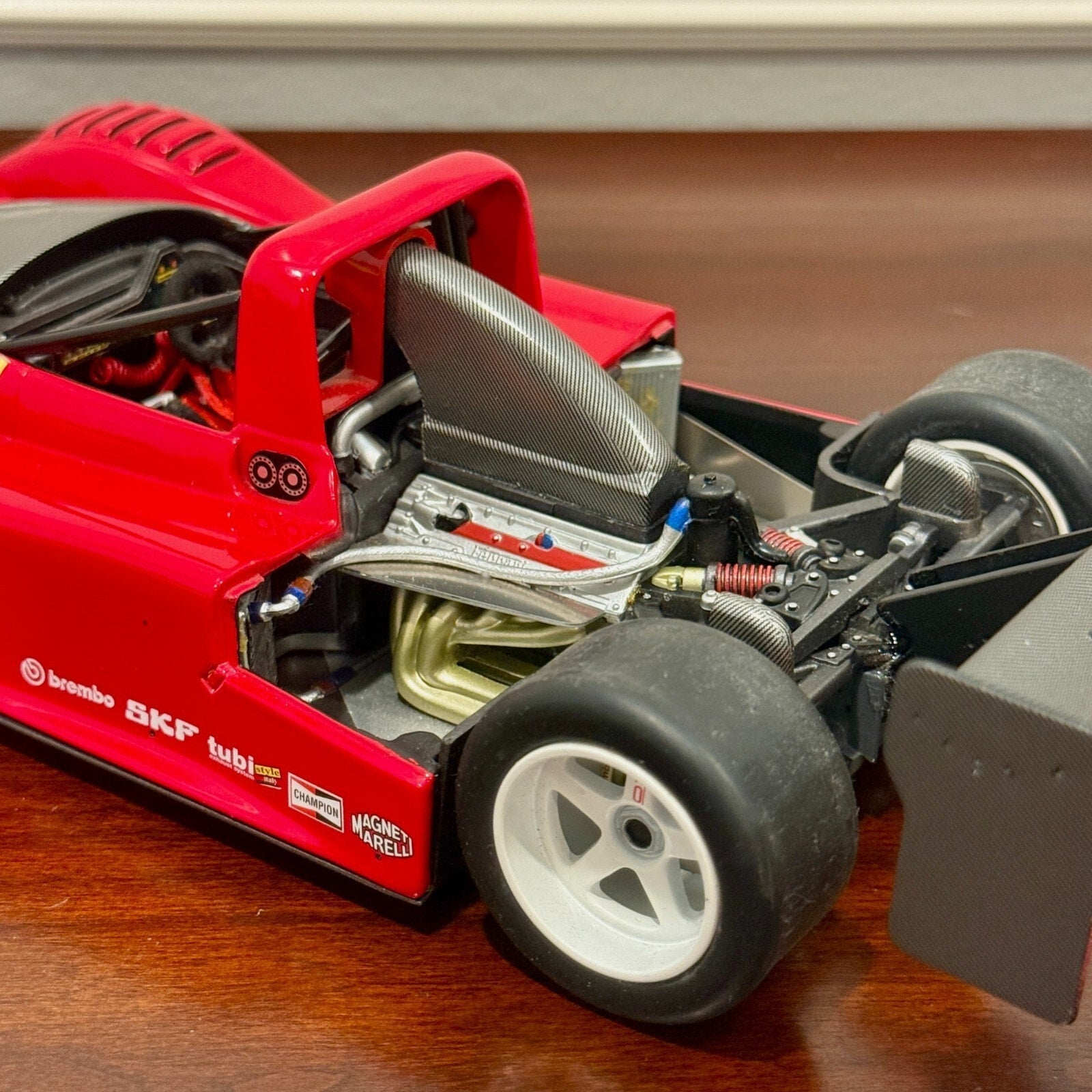 Hot Wheels Elite Ferrari F333 SP 'Special Project' Red 1/18 Scale Diecast Model Car | Limited Edition - Product Image