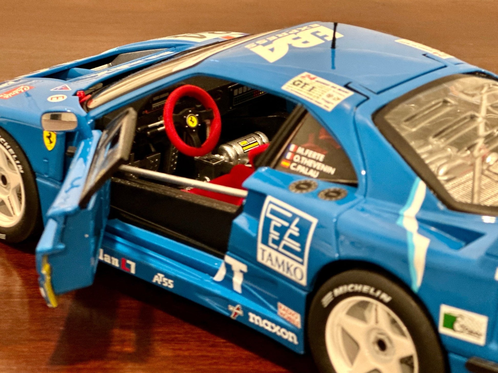 Hot Wheels Elite Ferrari F40 Competizione 'Pilot Edition' 1/18 Scale Diecast Model Car | Limited Edition - Product Image