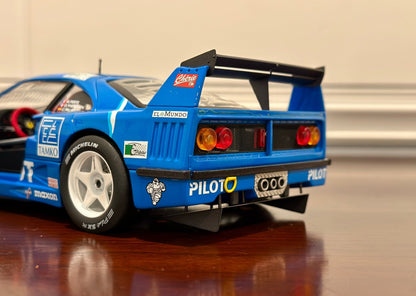 Hot Wheels Elite Ferrari F40 Competizione 'Pilot Edition' 1/18 Scale Diecast Model Car | Limited Edition - Product Image