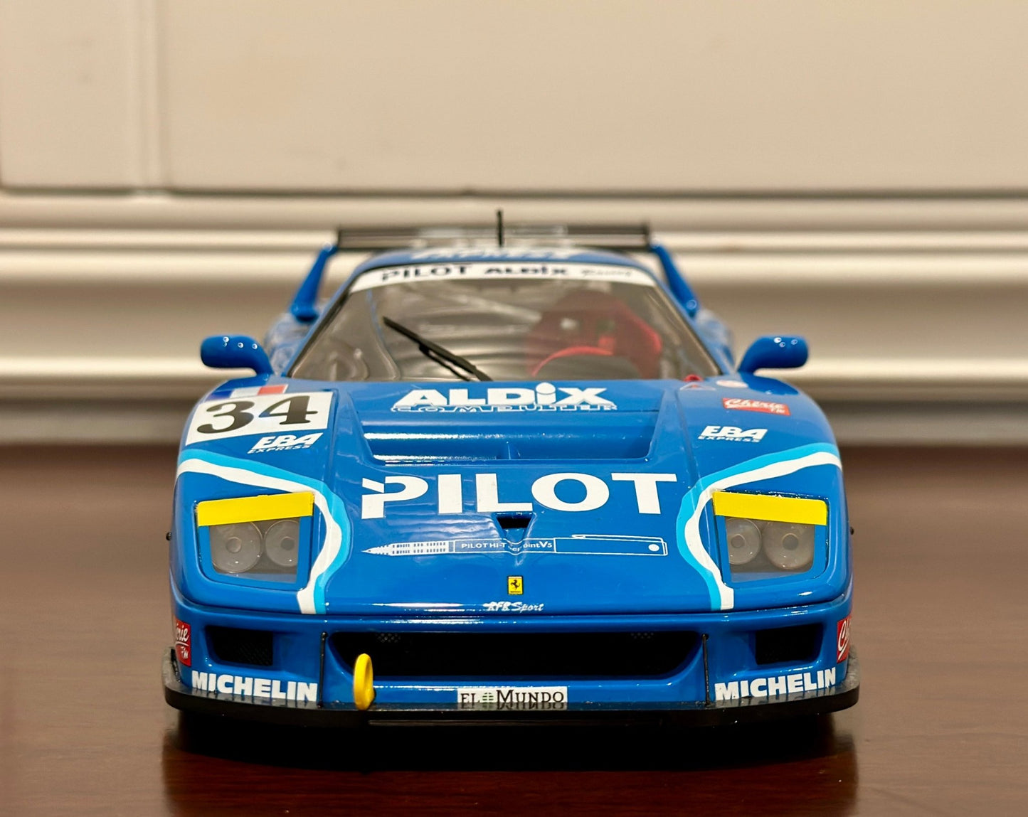 Hot Wheels Elite Ferrari F40 Competizione 'Pilot Edition' 1/18 Scale Diecast Model Car | Limited Edition - Product Image