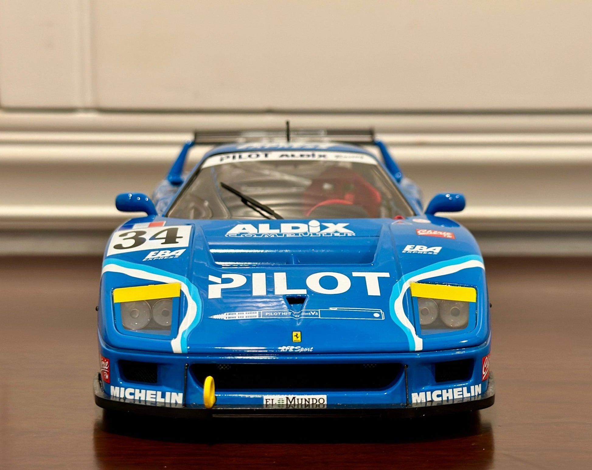 Hot Wheels Elite Ferrari F40 Competizione 'Pilot Edition' 1/18 Scale Diecast Model Car | Limited Edition - Product Image