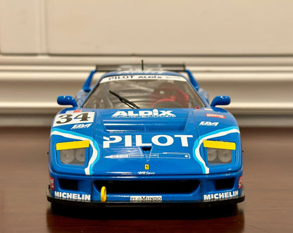 Hot Wheels Elite Ferrari F40 Competizione 'Pilot Edition' 1/18 Scale Diecast Model Car | Limited Edition - Product Image