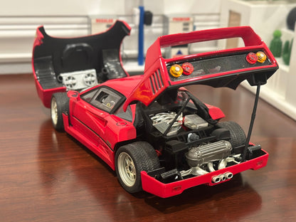 Hot Wheels Elite Ferrari F40 Red 1/18 Scale Diecast Model Car - Product Image