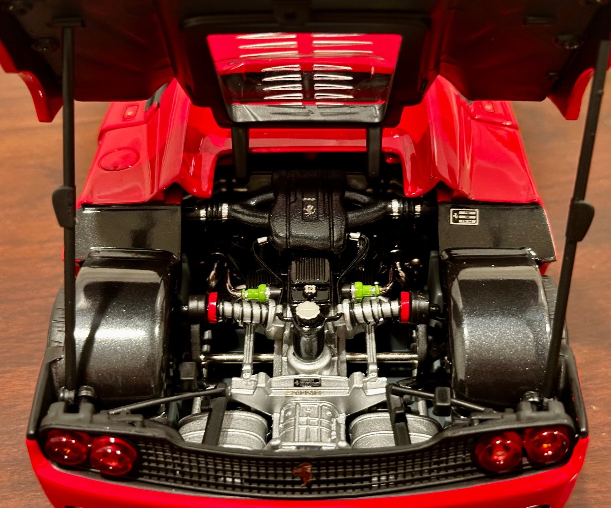 Hot Wheels Elite Ferrari F50 Hardtop Red 1/18 Scale Diecast Model Car | Limited Edition - Product Image