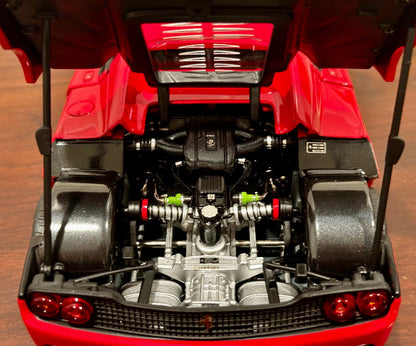 Hot Wheels Elite Ferrari F50 Hardtop Red 1/18 Scale Diecast Model Car | Limited Edition - Product Image