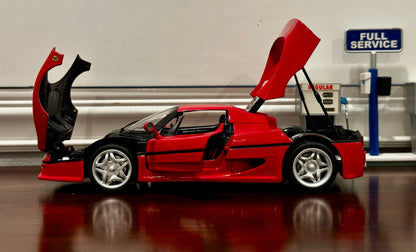 Hot Wheels Elite Ferrari F50 Hardtop Red 1/18 Scale Diecast Model Car | Limited Edition - Product Image