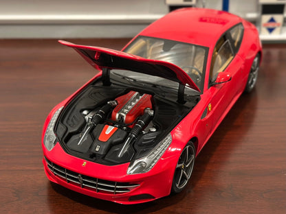 Hot Wheels Elite Ferrari FF Red 1/18 Scale Diecast Model Car | Limited Edition - Product Image