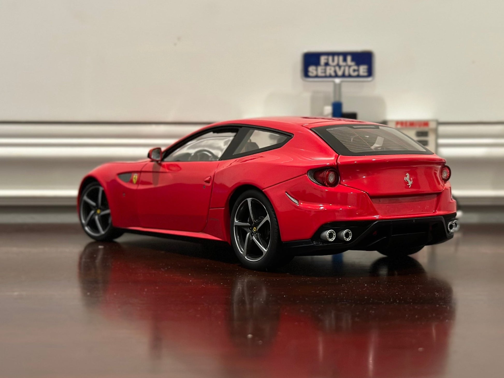 Hot Wheels Elite Ferrari FF Red 1/18 Scale Diecast Model Car | Limited Edition - Product Image