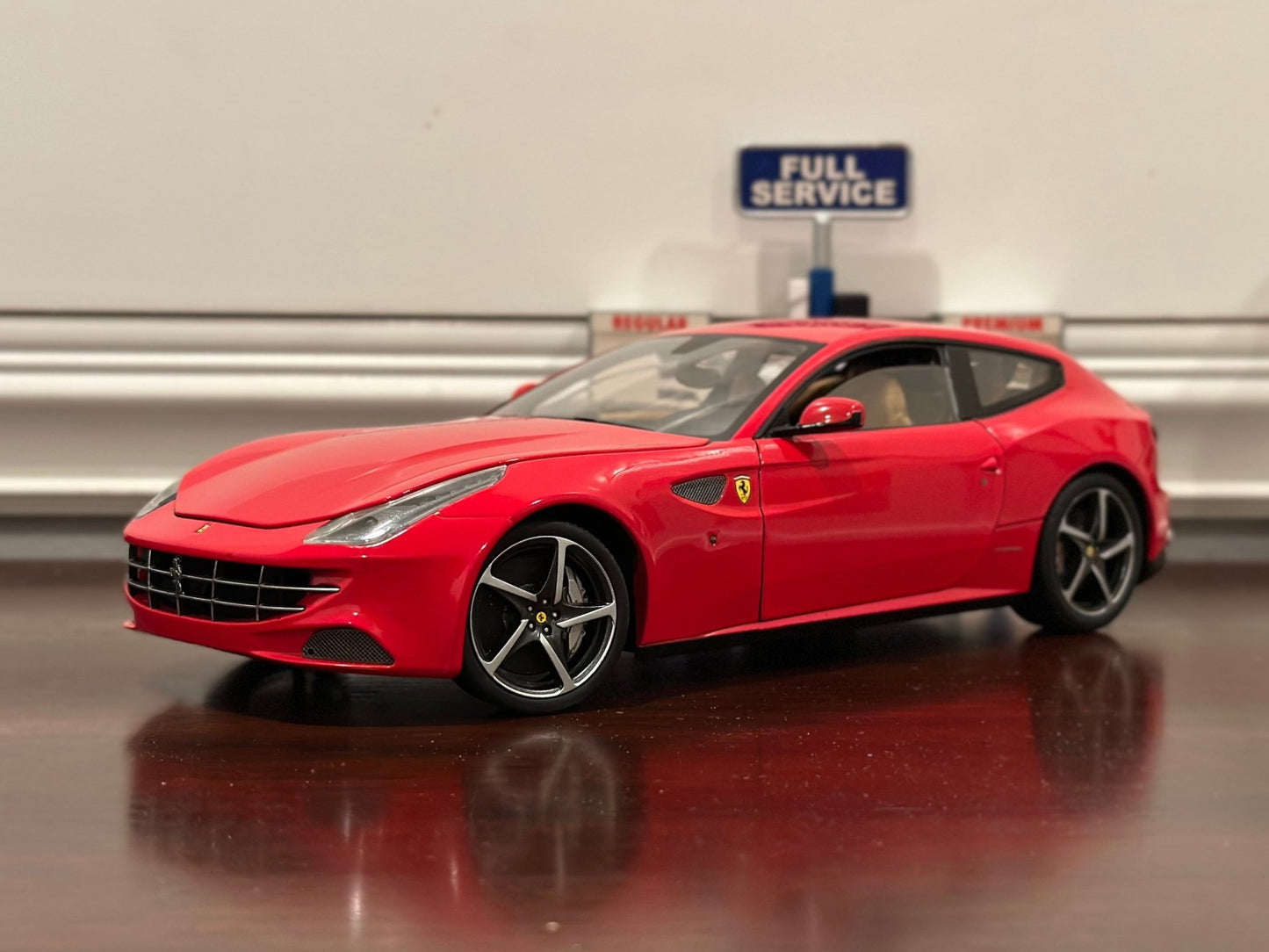 Hot Wheels Elite Ferrari FF Red 1/18 Scale Diecast Model Car | Limited Edition - Product Image