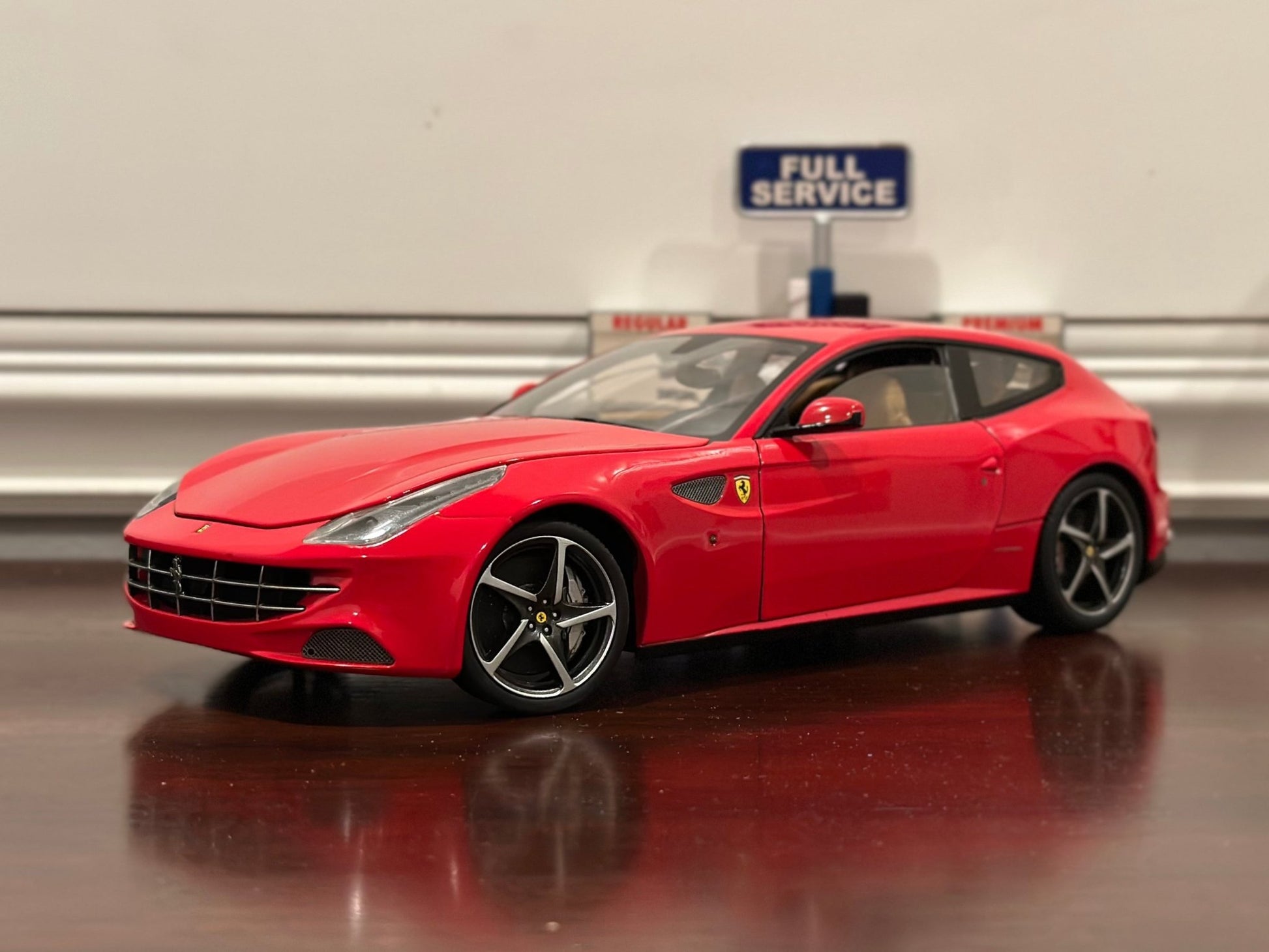 Hot Wheels Elite Ferrari FF Red 1/18 Scale Diecast Model Car | Limited Edition - Product Image