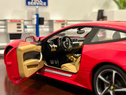 Hot Wheels Elite Ferrari FF Red 1/18 Scale Diecast Model Car | Limited Edition - Product Image