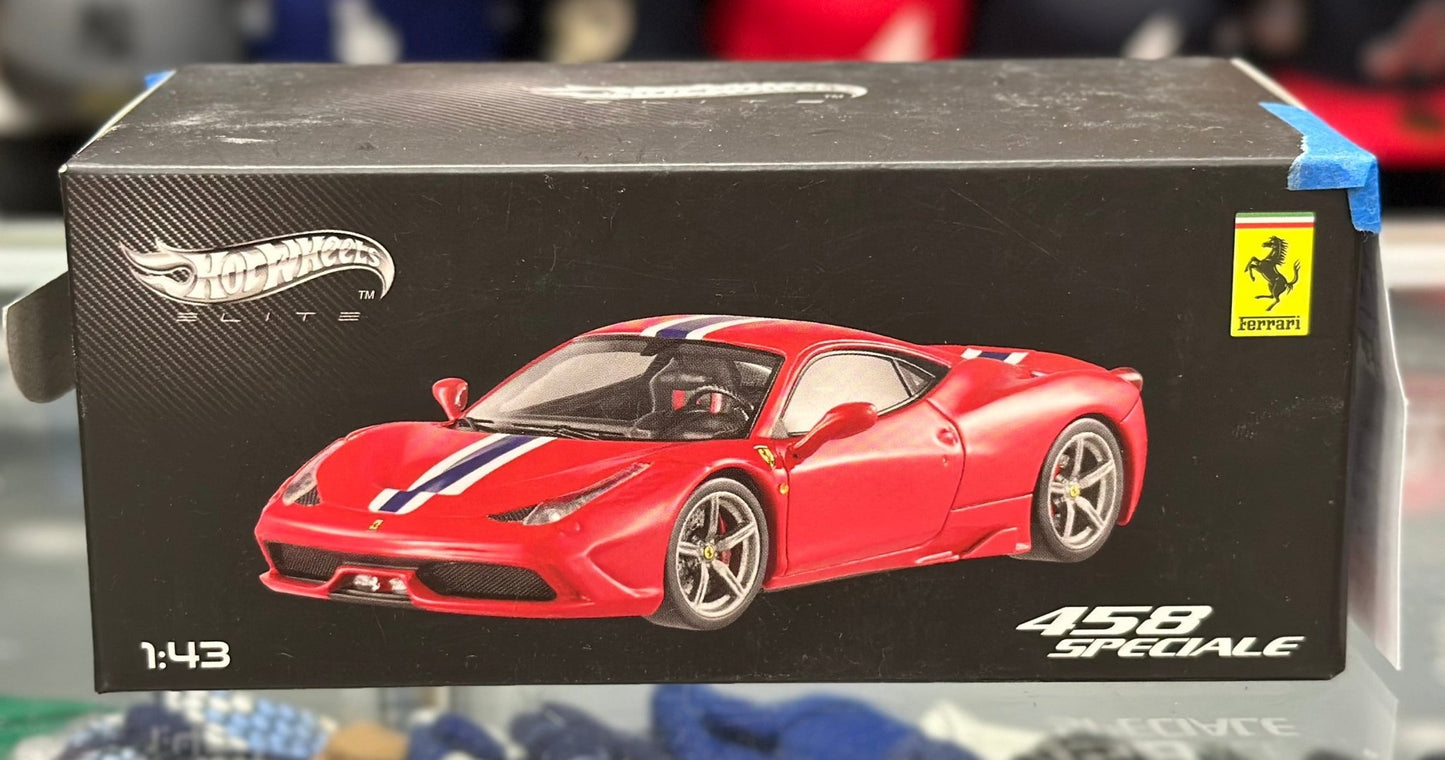Hot Wheels Elite Ferrari Speciale 'NART' Red 1/43 Scale Diecast Model Car | New - Product Image
