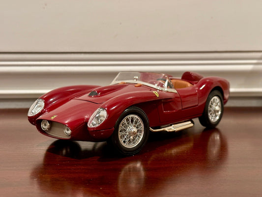 Hot Wheels Ferrari 250 TR Maroon 1/18 Scale Diecast Model Car - Product Image