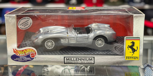 Hot Wheels Ferrari 250 TR Testarossa 'Chrome Polish' 1/18 Scale Diecast Model Car | New - Product Image