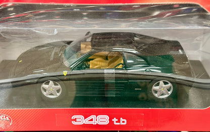 Hot Wheels Ferrari 348 TB Black 1/18 Scale Diecast Model Car | New - Product Image