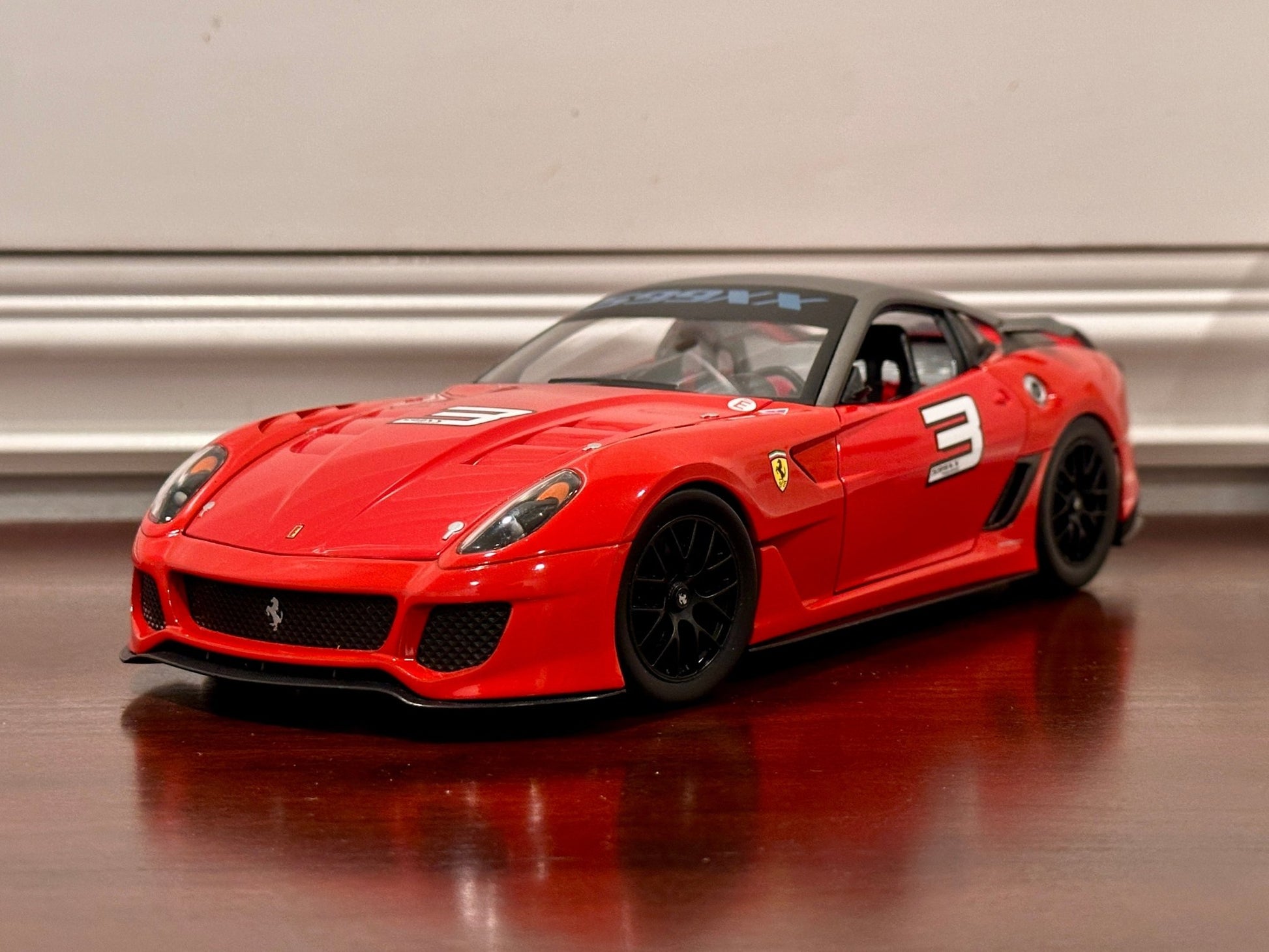 Hot Wheels Ferrari 599 GTO XX 1/18 Scale Diecast Model Car - Product Image