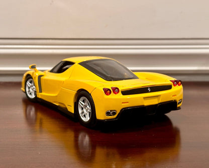 Hot Wheels Ferrari Enzo Yellow 1/18 Scale Diecast Model Car - Product Image