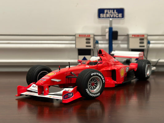 Hot Wheels Ferrari F1 'Michael Schumacher' 1/18 Scale Diecast Model F1 Car - Product Image