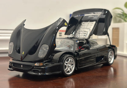 Hot Wheels Ferrari F50 Hard-Top Black 1/18 Scale Diecast Model Car - Product Image
