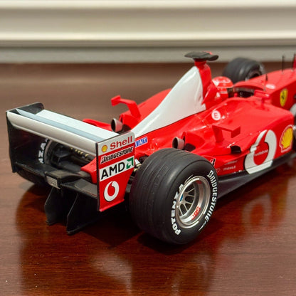 Hot Wheels Ferrari Formula One 'F2002 Michael Schumacher French GP' 1/18 Scale Diecast Model F1 Car - Product Image