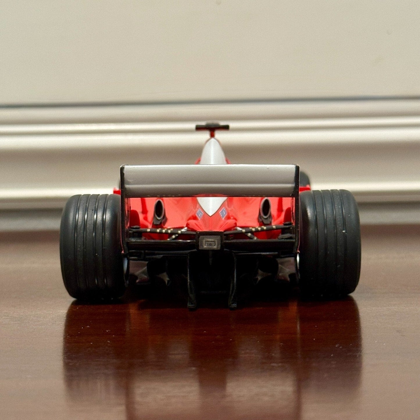 Hot Wheels Ferrari Formula One 'F2002 Michael Schumacher French GP' 1/18 Scale Diecast Model F1 Car - Product Image