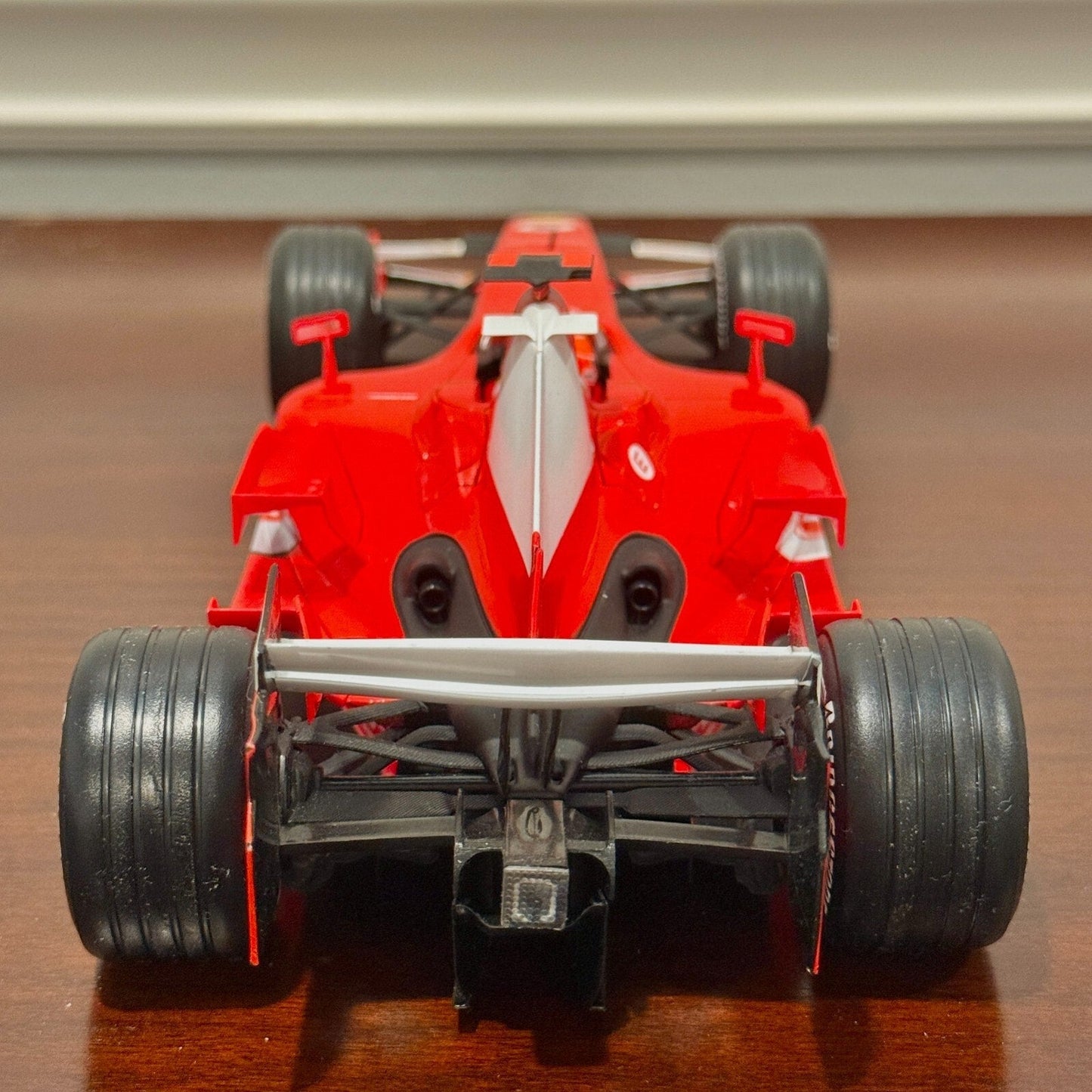 Hot Wheels Ferrari Formula One 'Michael Schumacher F248F1 World Champion' 1/18 Scale Diecast Model F1 Car - Product Image