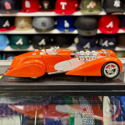 Hot Wheels Speedster Convertible Orange 1/18 Scale Diecast Model Car - Product Image