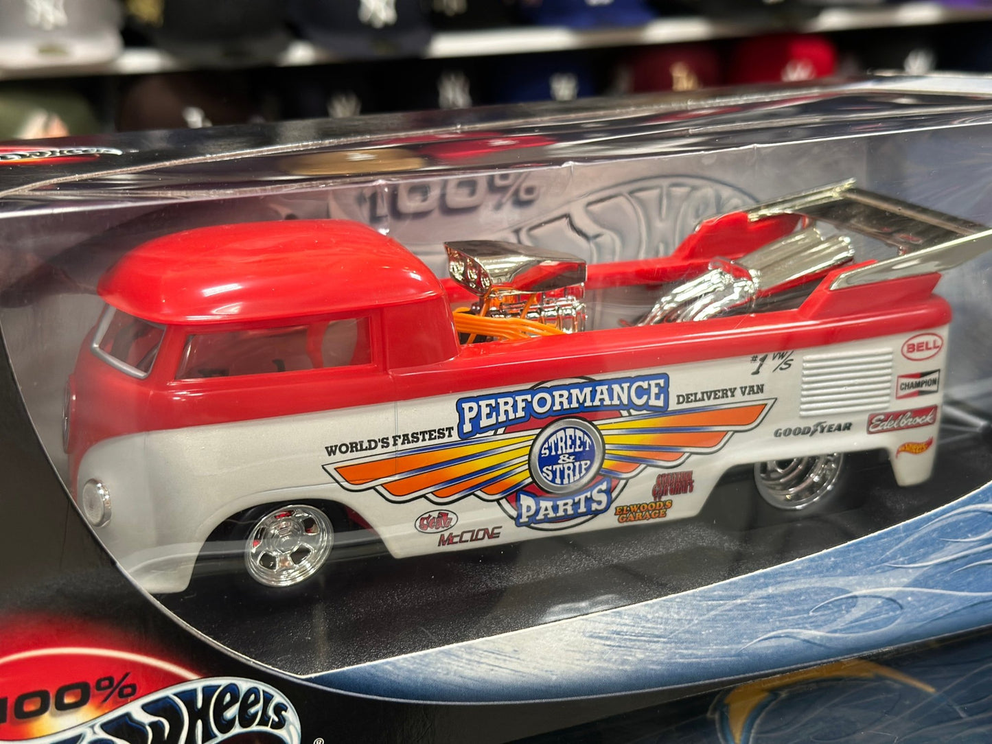 Hot Wheels Volkswagen Pickup Delivery Van 'Drag Bus Hot Rod' 1/18 Scale Diecast Model Car | New - Product Image