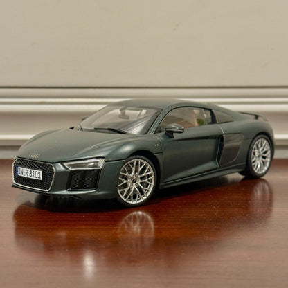 Kyosho 1/18 Audi R8 V10 Coupe Matte Green Diecast Model Car | In Box - Product Image