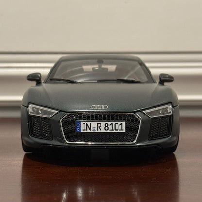 Kyosho 1/18 Audi R8 V10 Coupe Matte Green Diecast Model Car | In Box - Product Image