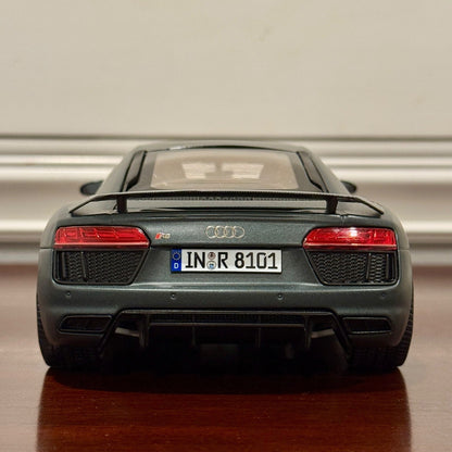 Kyosho 1/18 Audi R8 V10 Coupe Matte Green Diecast Model Car | In Box - Product Image