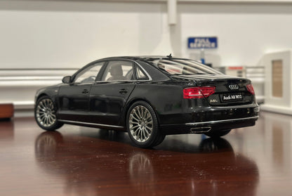 Kyosho Audi A8 W12 Black 1/18 Scale Diecast Model Car - Product Image