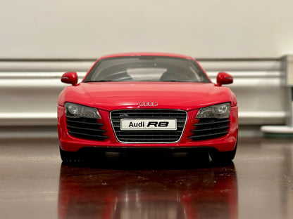 Kyosho Audi R8 Coupe Red 'Japan Exclusive' 1/18 Scale Diecast Model Car - Product Image