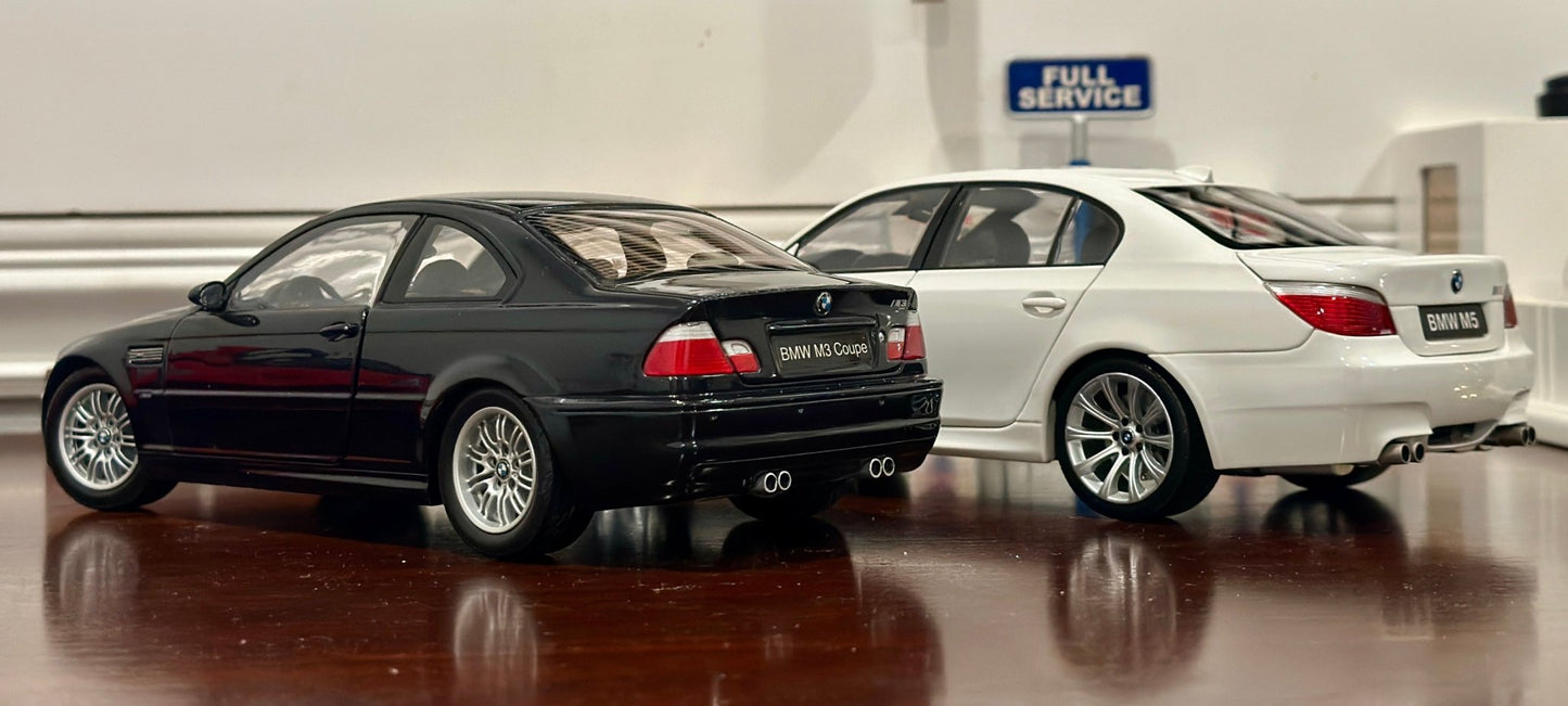 Kyosho BMW M Bundle: M3 & M5 1/18 Scale Diecast Model Car | Bundle - Product Image