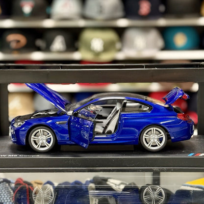 Kyosho BMW M6 Coupe F13 Blue 1/18 Scale Diecast Model Car | In Box - Product Image