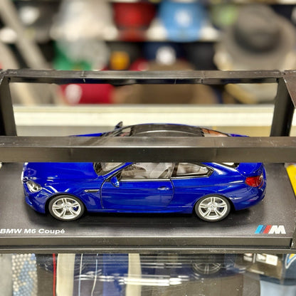 Kyosho BMW M6 Coupe F13 Blue 1/18 Scale Diecast Model Car | In Box - Product Image