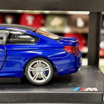 Kyosho BMW M6 Coupe F13 Blue 1/18 Scale Diecast Model Car | In Box - Product Image