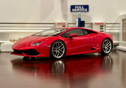 Kyosho Lamborghini Huracan Red 1/18 Scale Resin Model Car - Product Image